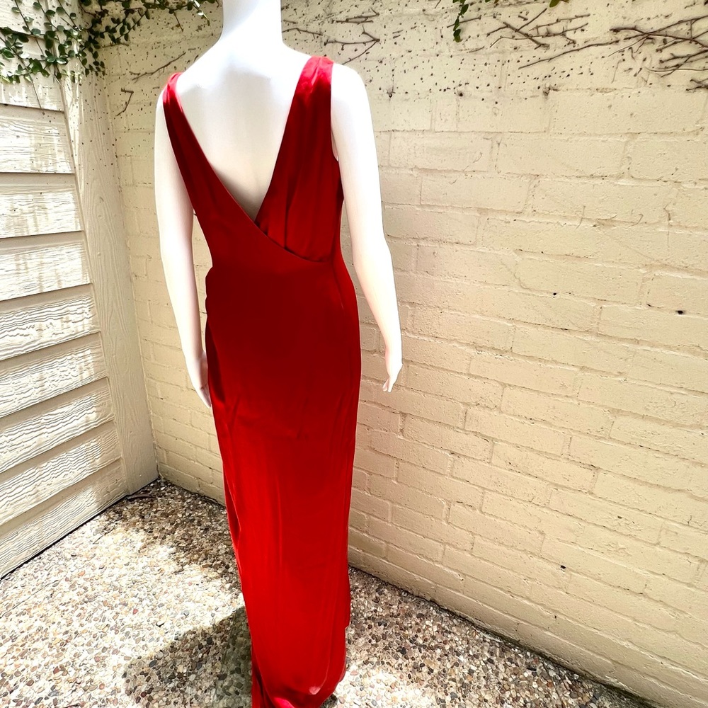 Vera Wang Gilded Age Red Gown sz4 - Picture 7 of 16